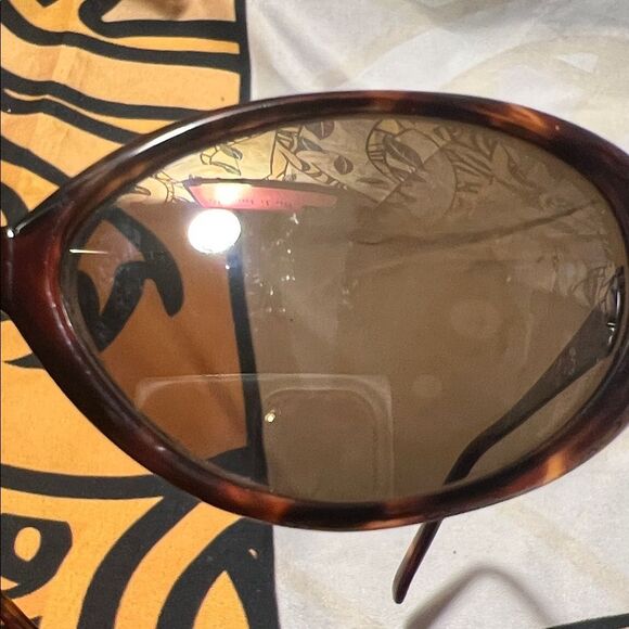 Vintage Maui Jim Cabana MJ 147-10 tortoise brown oval sunglasses - Picture 8 of 9